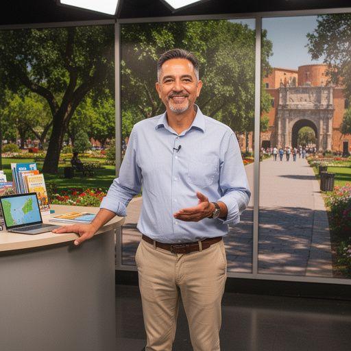 Widok na tradycyjny festiwal lokalnych rzemieślników i artystów.